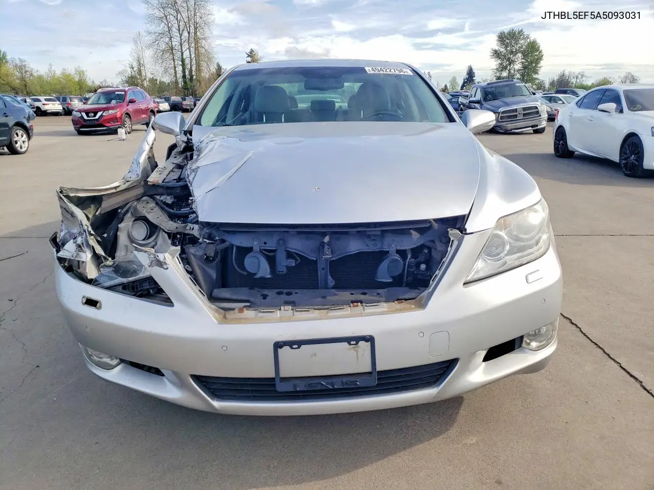 2010 Lexus Ls 460 VIN: JTHBL5EF5A5093031 Lot: 49422796