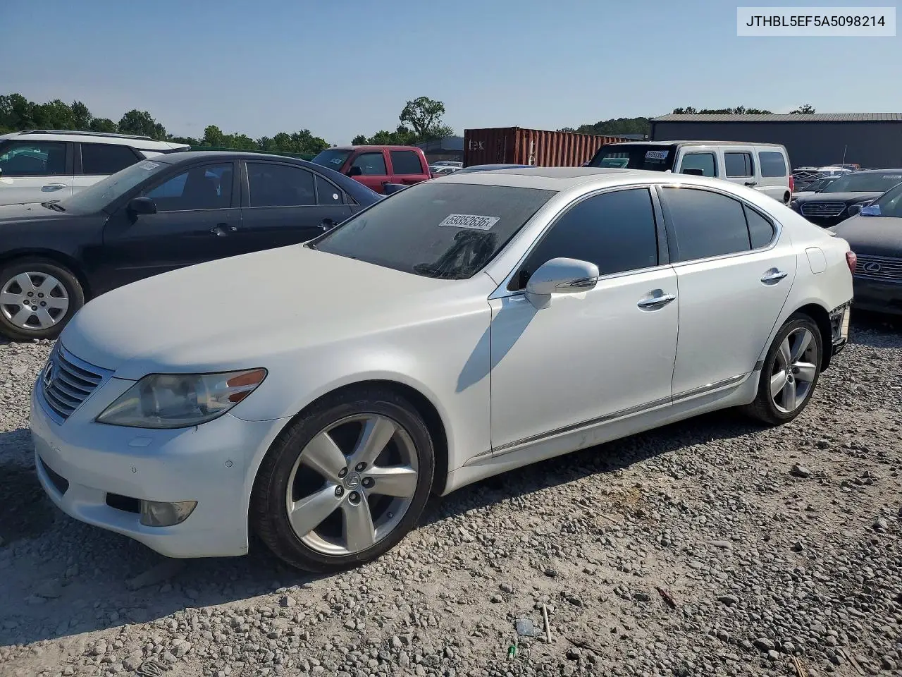 2010 Lexus Ls 460 VIN: JTHBL5EF5A5098214 Lot: 59352636