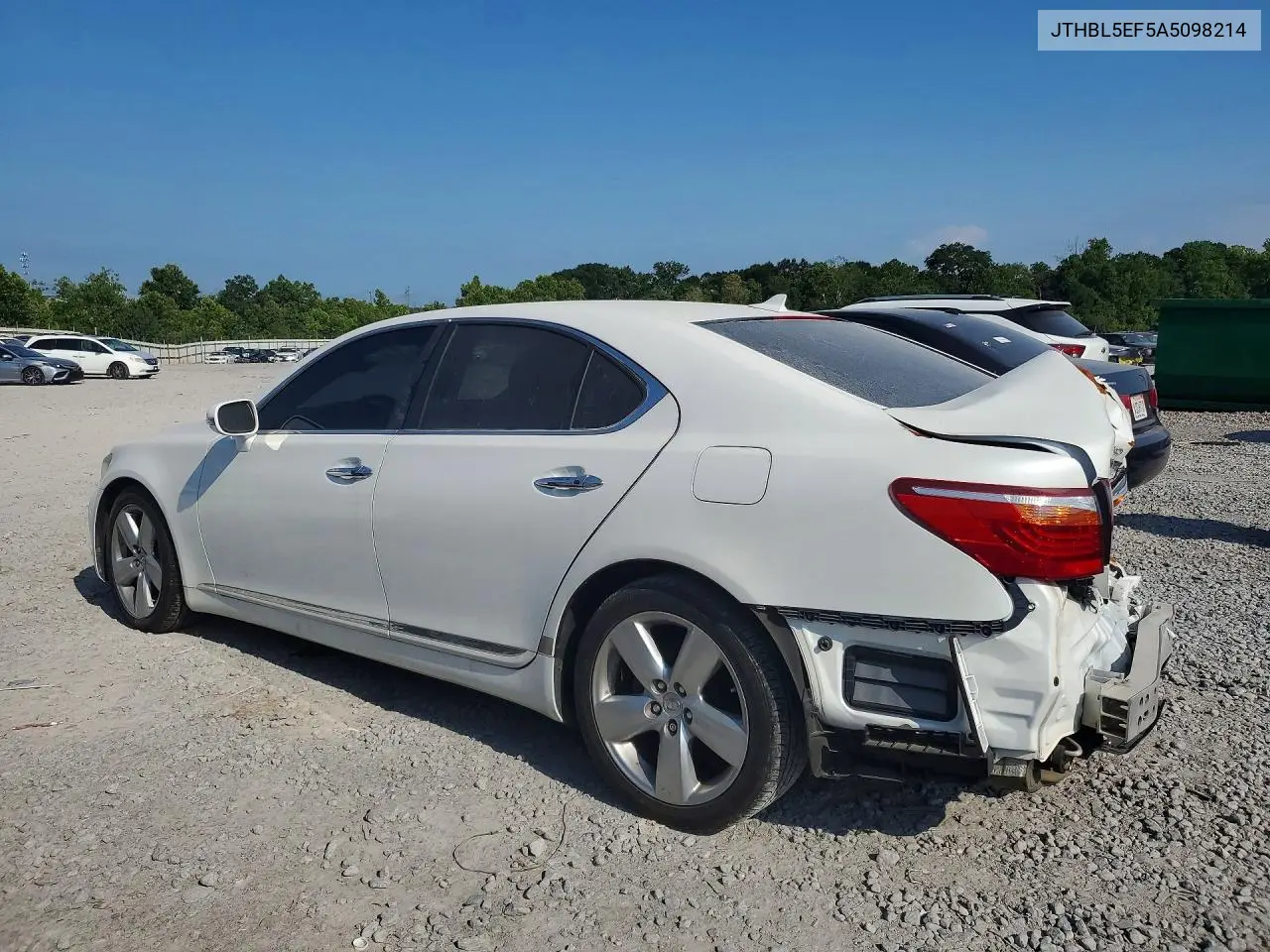 2010 Lexus Ls 460 VIN: JTHBL5EF5A5098214 Lot: 59352636