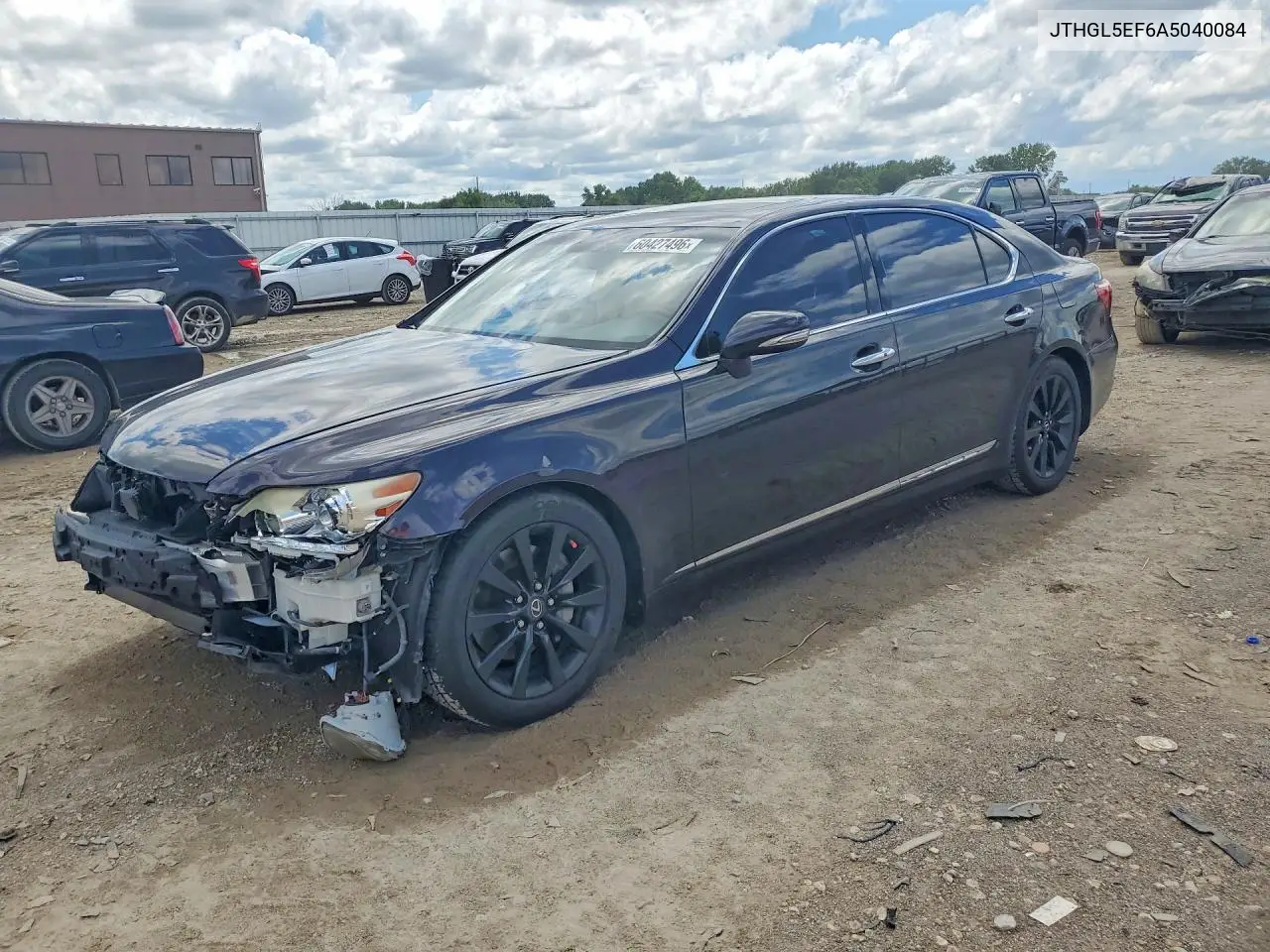 2010 Lexus Ls 460L VIN: JTHGL5EF6A5040084 Lot: 60427496