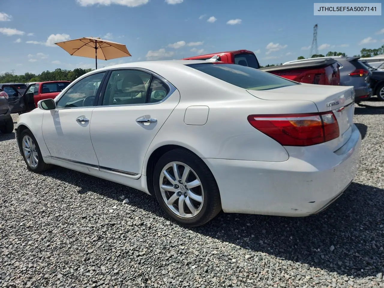 2010 Lexus Ls 460 VIN: JTHCL5EF5A5007141 Lot: 60712306