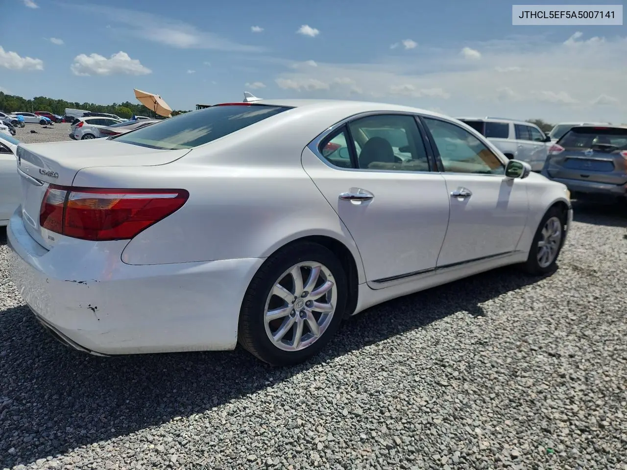 2010 Lexus Ls 460 VIN: JTHCL5EF5A5007141 Lot: 60712306