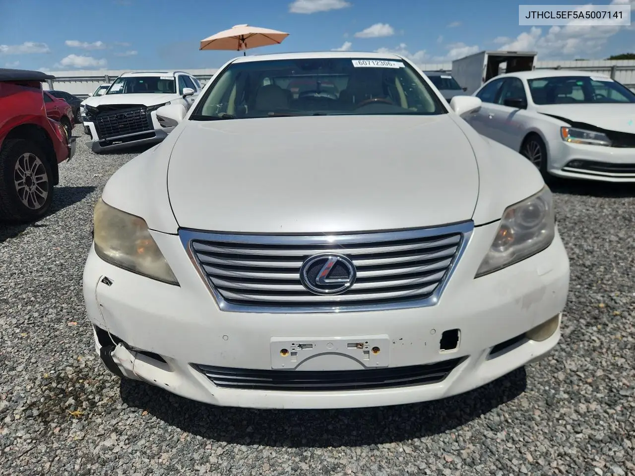 2010 Lexus Ls 460 VIN: JTHCL5EF5A5007141 Lot: 60712306
