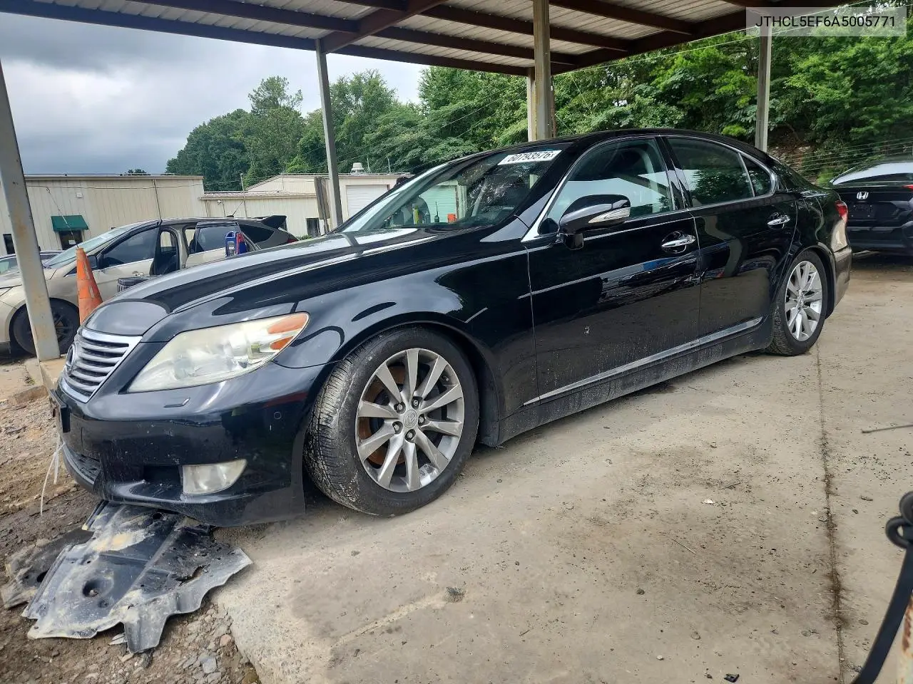 2010 Lexus Ls 460 VIN: JTHCL5EF6A5005771 Lot: 60793576