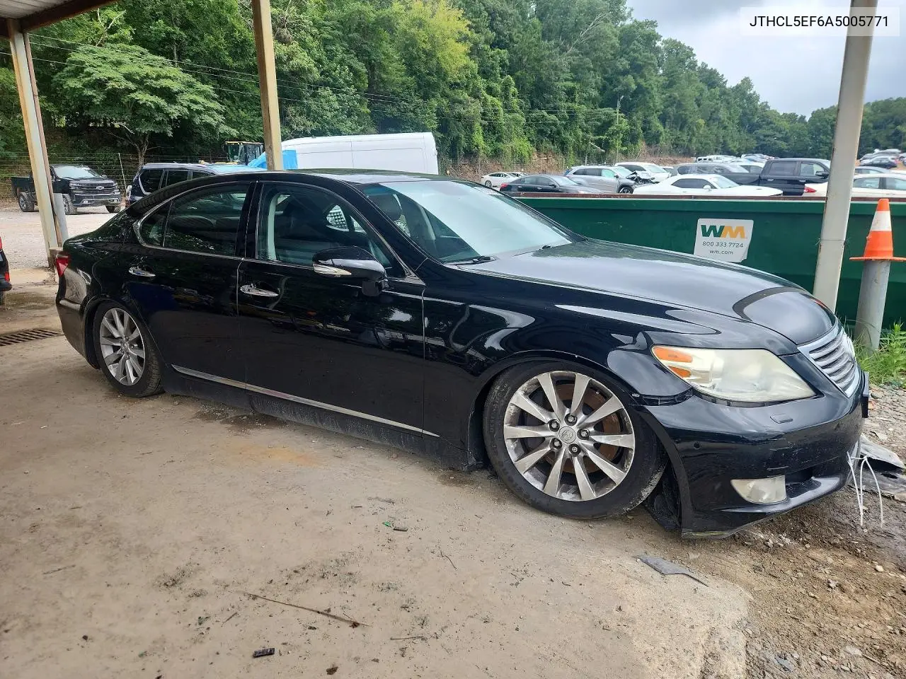 2010 Lexus Ls 460 VIN: JTHCL5EF6A5005771 Lot: 60793576