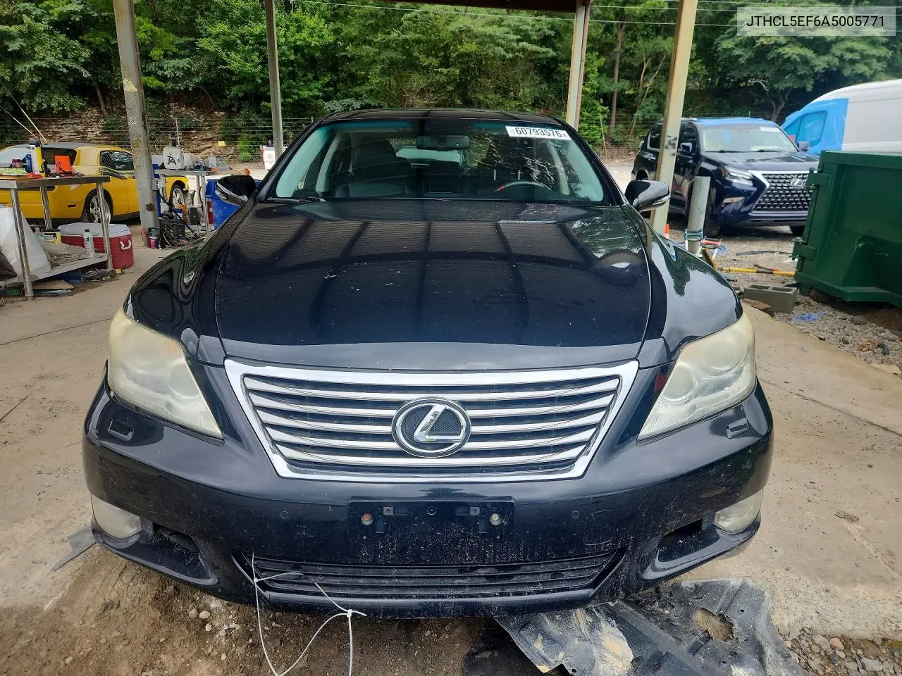 2010 Lexus Ls 460 VIN: JTHCL5EF6A5005771 Lot: 60793576