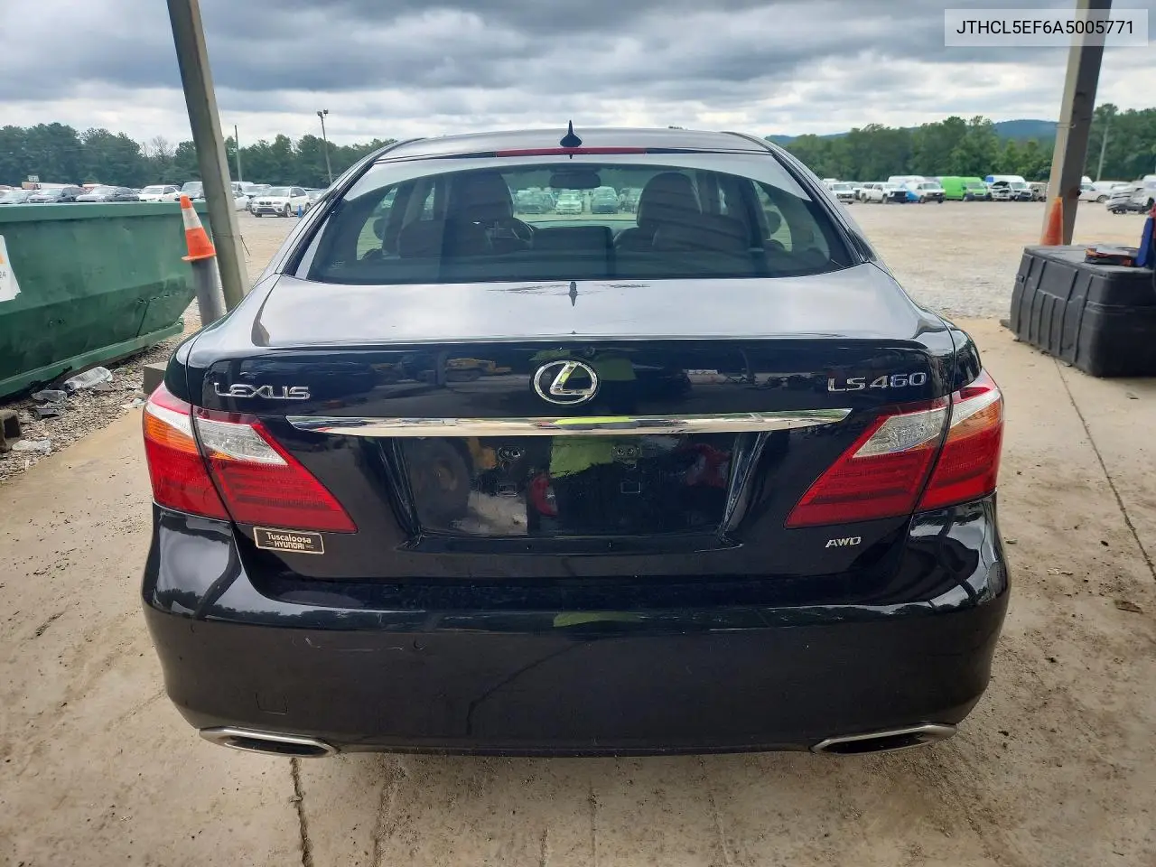 2010 Lexus Ls 460 VIN: JTHCL5EF6A5005771 Lot: 60793576