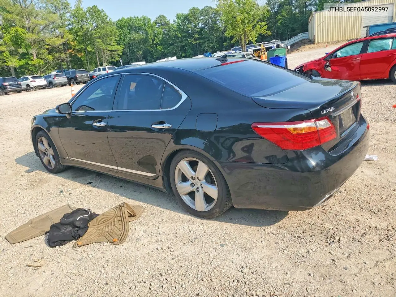 2010 Lexus Ls 460 VIN: JTHBL5EF0A5092997 Lot: 61022106