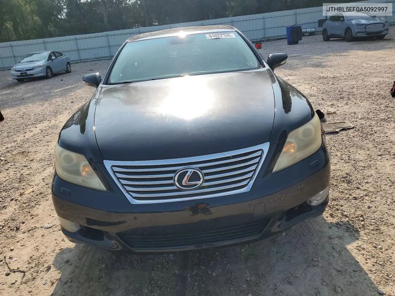 2010 Lexus Ls 460 VIN: JTHBL5EF0A5092997 Lot: 61022106