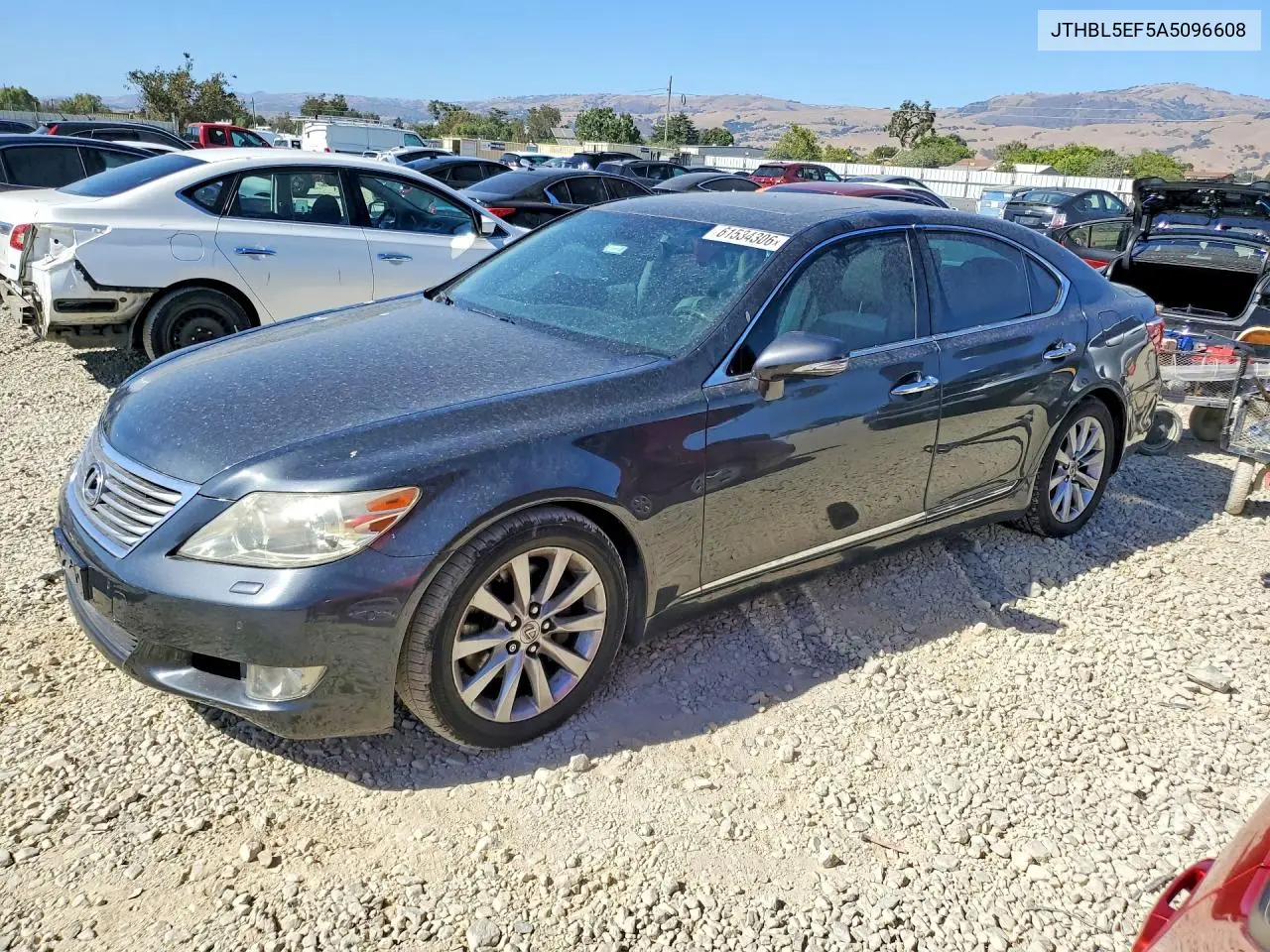 2010 Lexus Ls 460 Base VIN: JTHBL5EF5A5096608 Lot: 61534306
