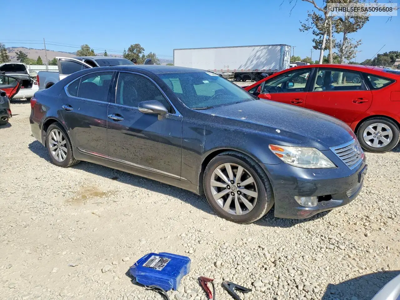 2010 Lexus Ls 460 Base VIN: JTHBL5EF5A5096608 Lot: 61534306