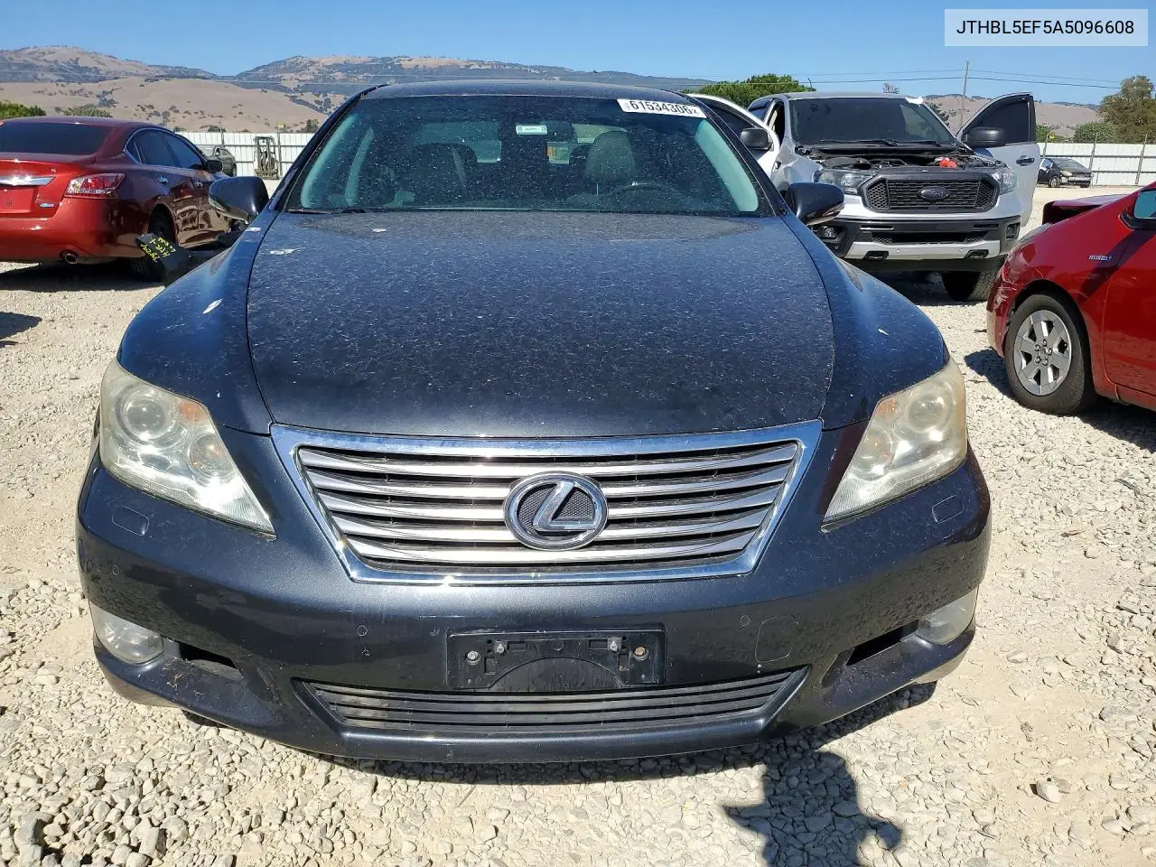 2010 Lexus Ls 460 Base VIN: JTHBL5EF5A5096608 Lot: 61534306