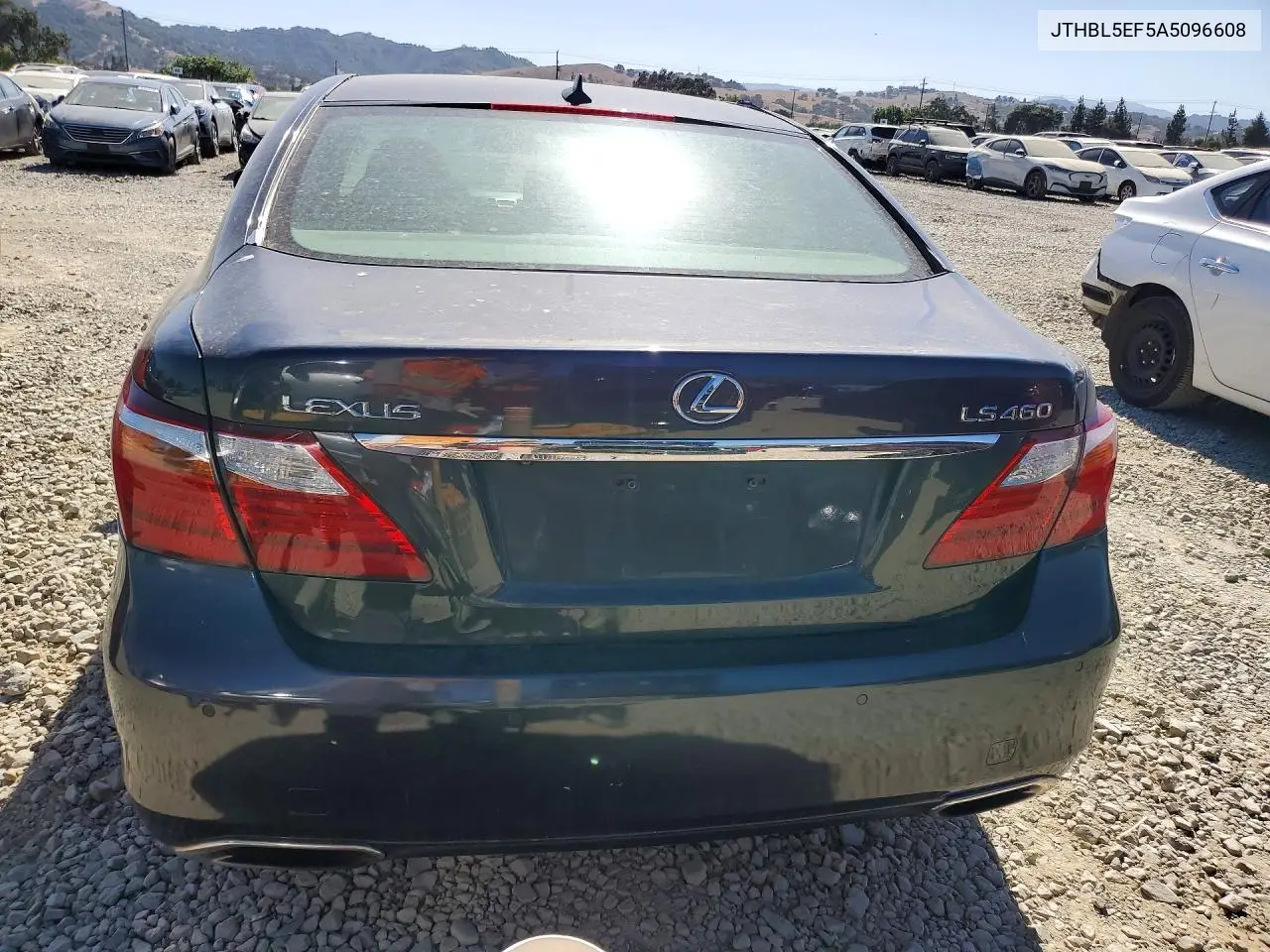 2010 Lexus Ls 460 Base VIN: JTHBL5EF5A5096608 Lot: 61534306