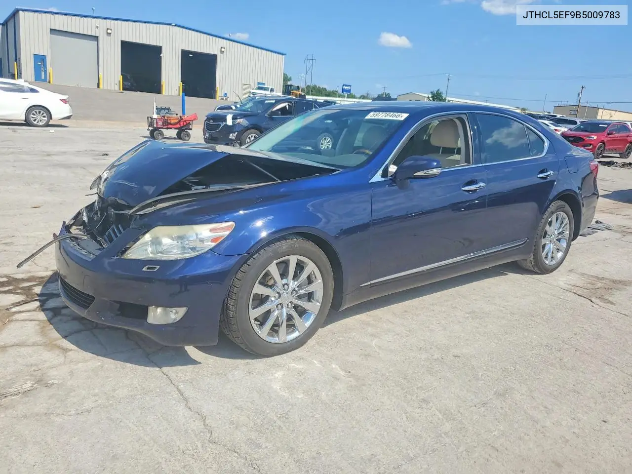 2011 Lexus Ls 460 VIN: JTHCL5EF9B5009783 Lot: 59778466