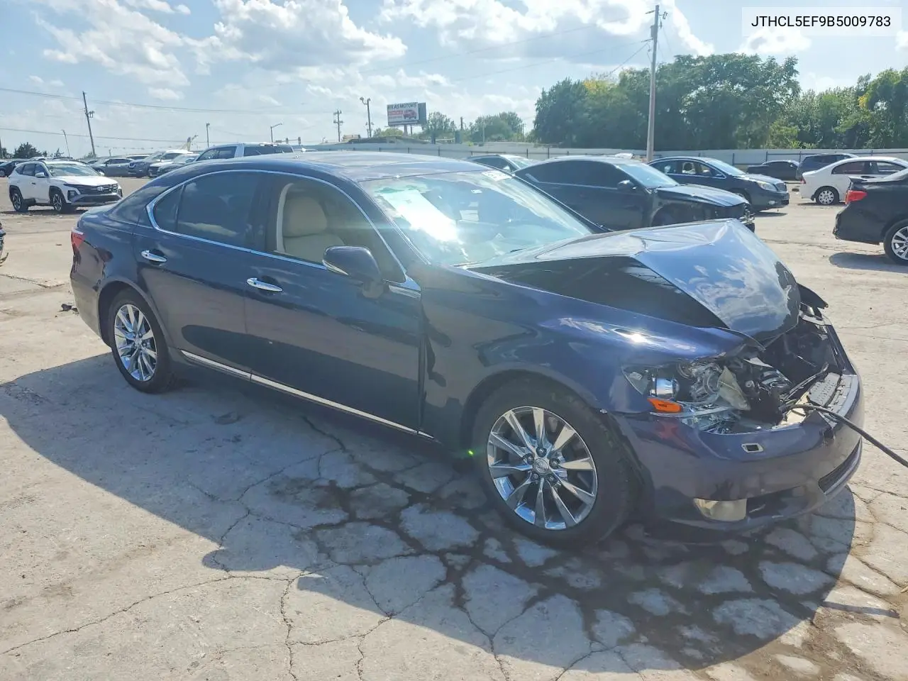 2011 Lexus Ls 460 VIN: JTHCL5EF9B5009783 Lot: 59778466