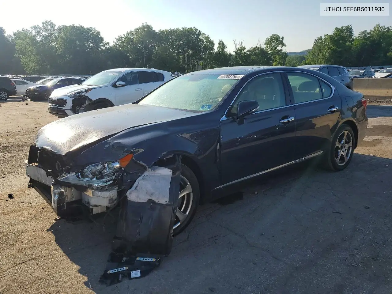 2011 Lexus Ls 460 VIN: JTHCL5EF6B5011930 Lot: 60887866