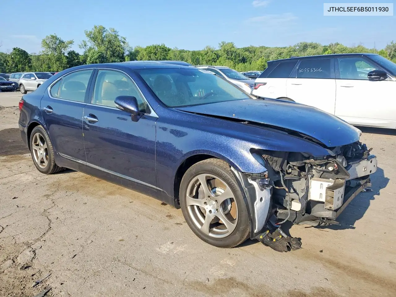 2011 Lexus Ls 460 VIN: JTHCL5EF6B5011930 Lot: 60887866
