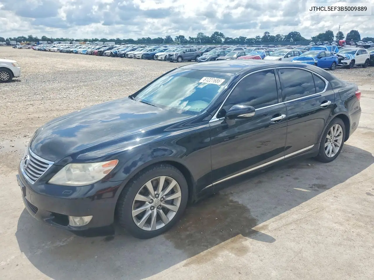 2011 Lexus Ls 460 VIN: JTHCL5EF3B5009889 Lot: 61227686