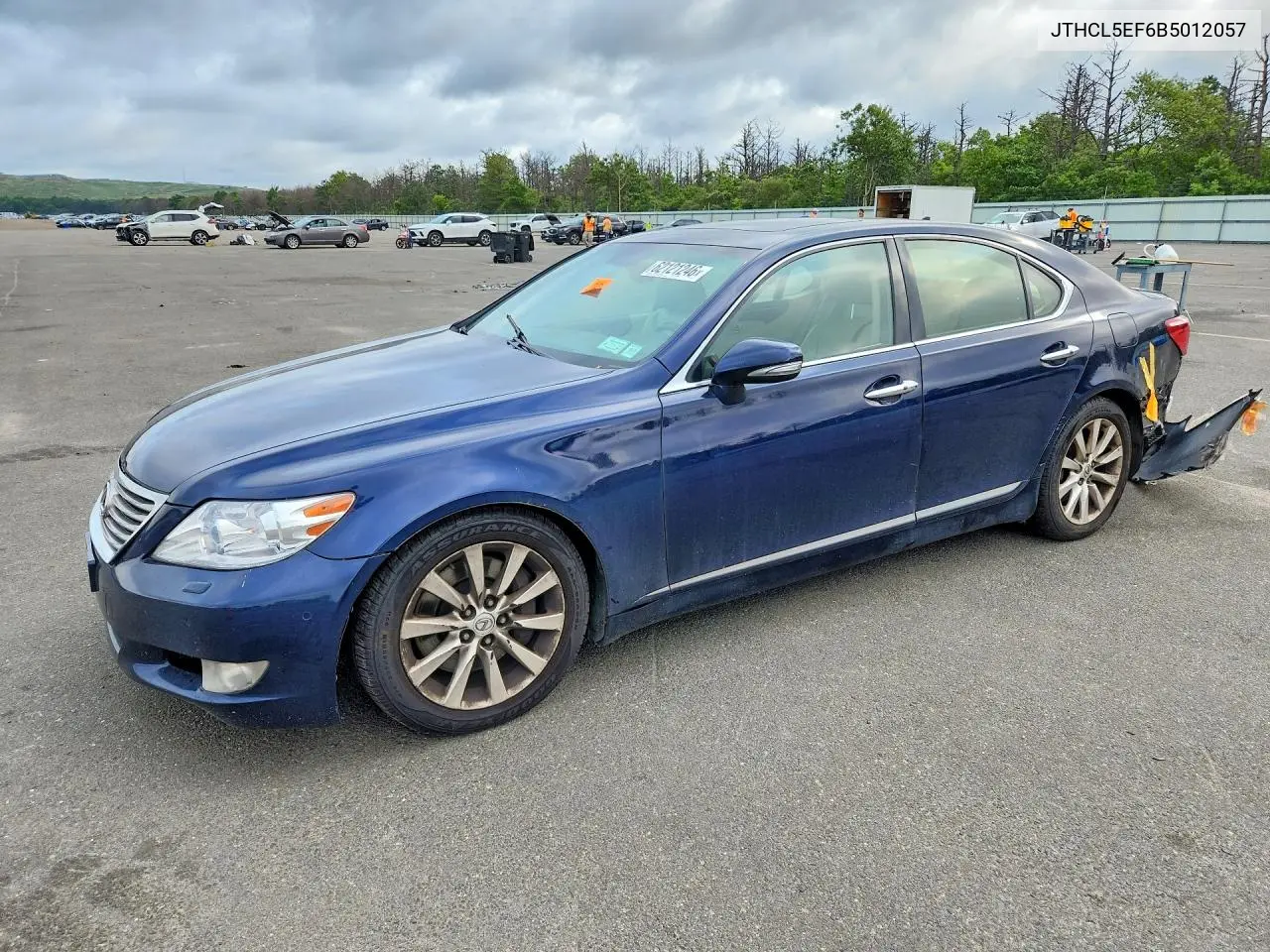 2011 Lexus Ls 460 VIN: JTHCL5EF6B5012057 Lot: 62121246