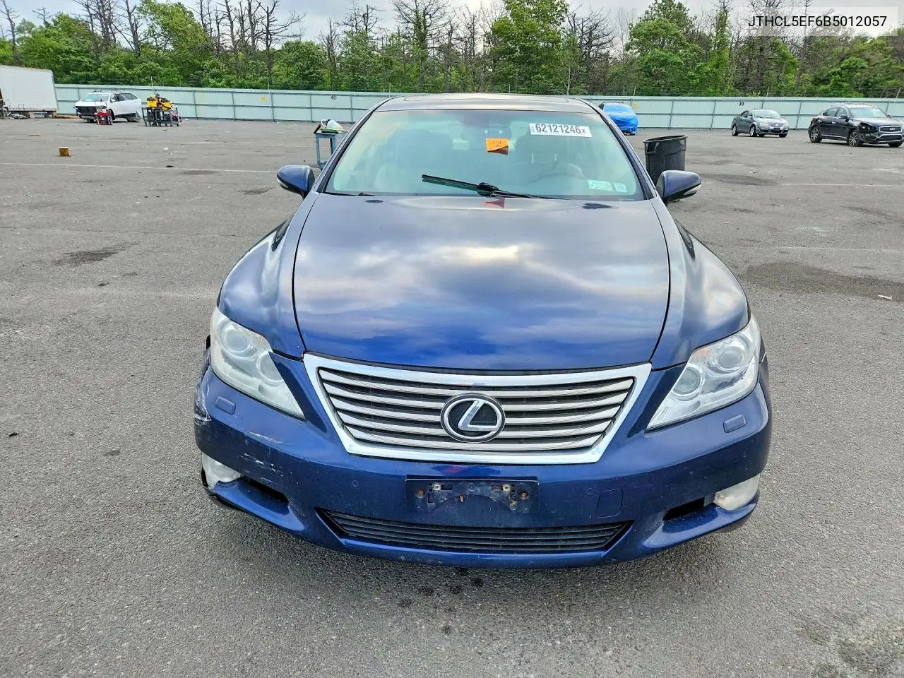 2011 Lexus Ls 460 VIN: JTHCL5EF6B5012057 Lot: 62121246