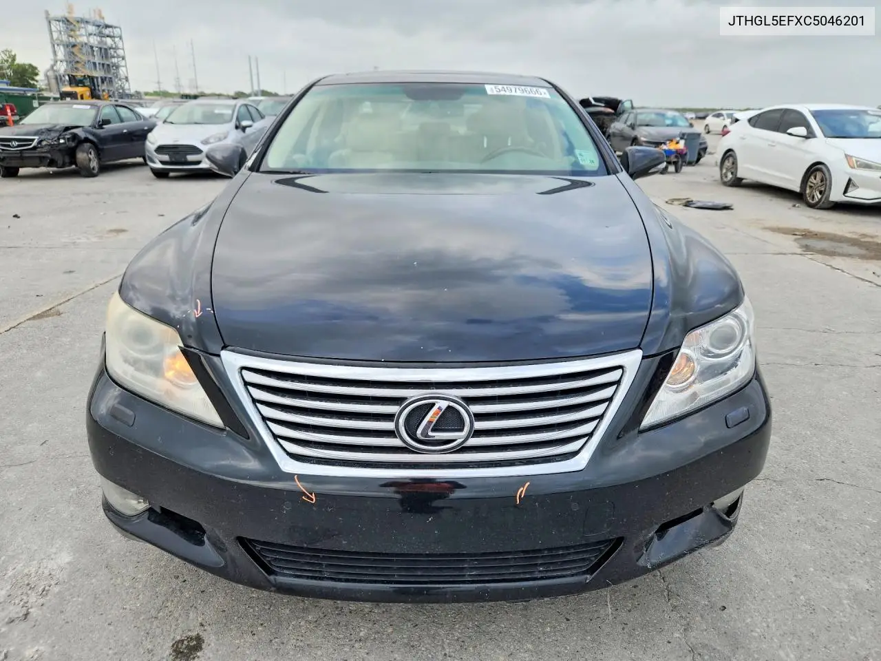 2012 Lexus Ls 460L VIN: JTHGL5EFXC5046201 Lot: 54979666