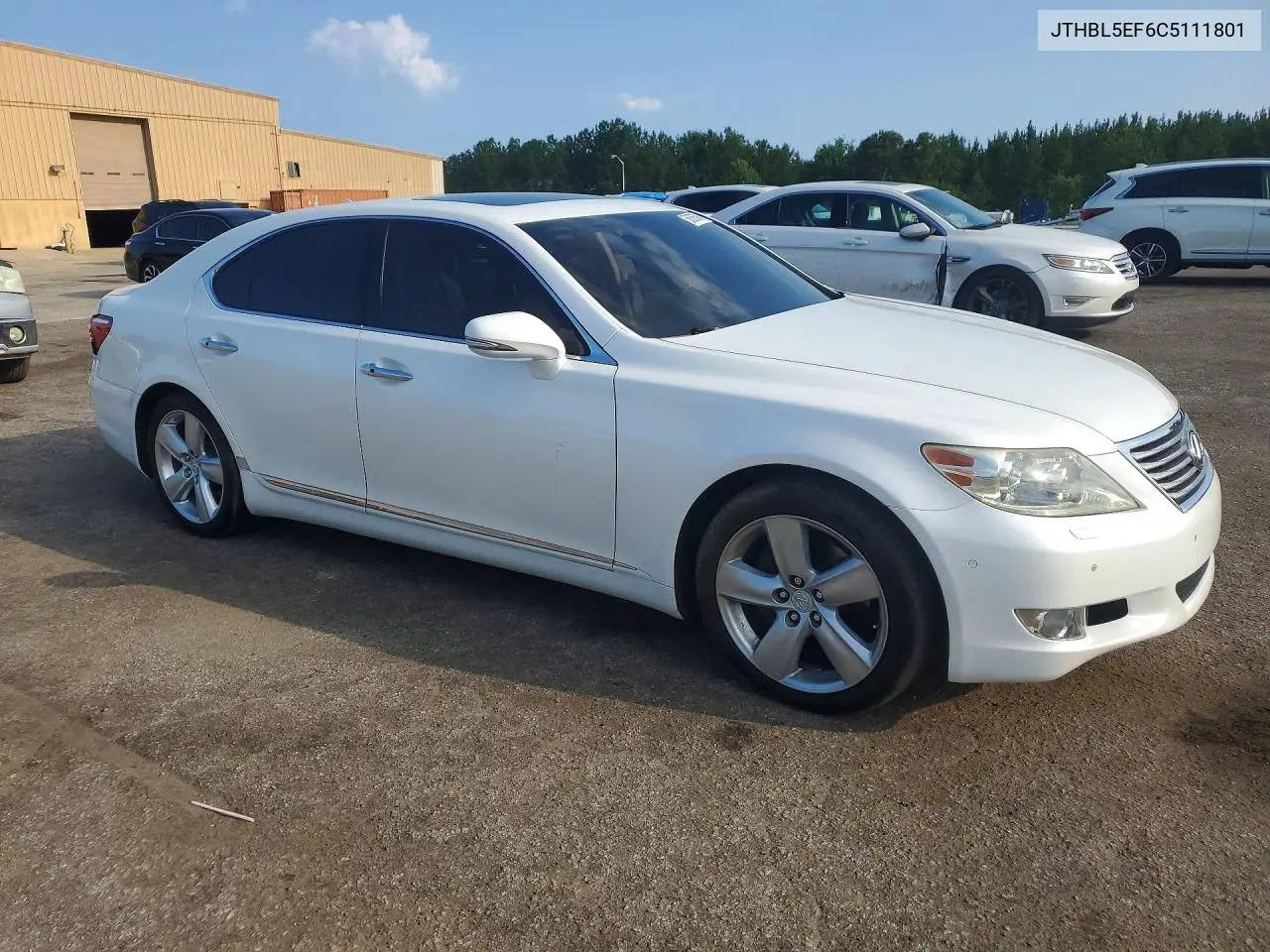 2012 Lexus Ls 460 VIN: JTHBL5EF6C5111801 Lot: 56885946