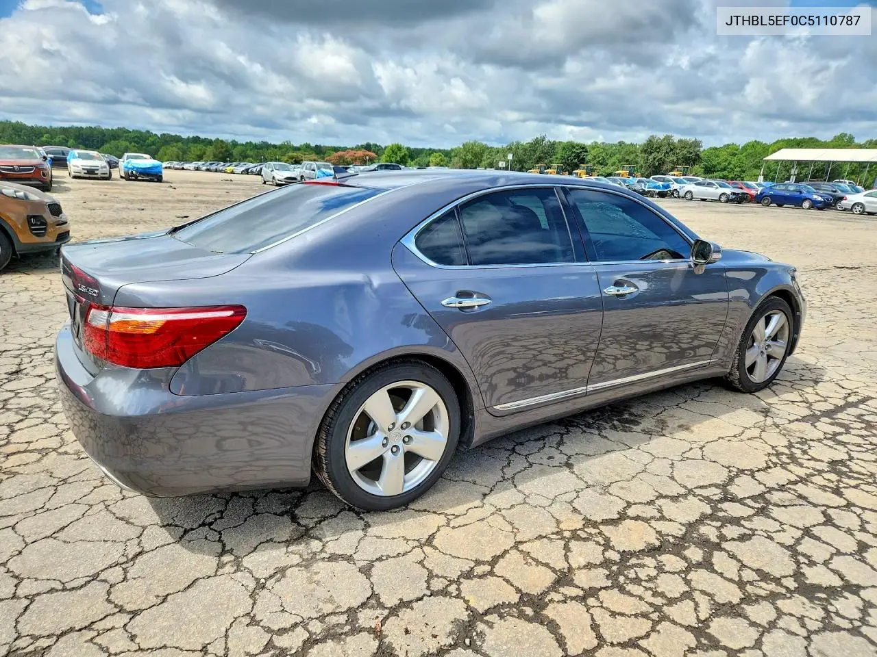 2012 Lexus Ls 460 VIN: JTHBL5EF0C5110787 Lot: 57494646