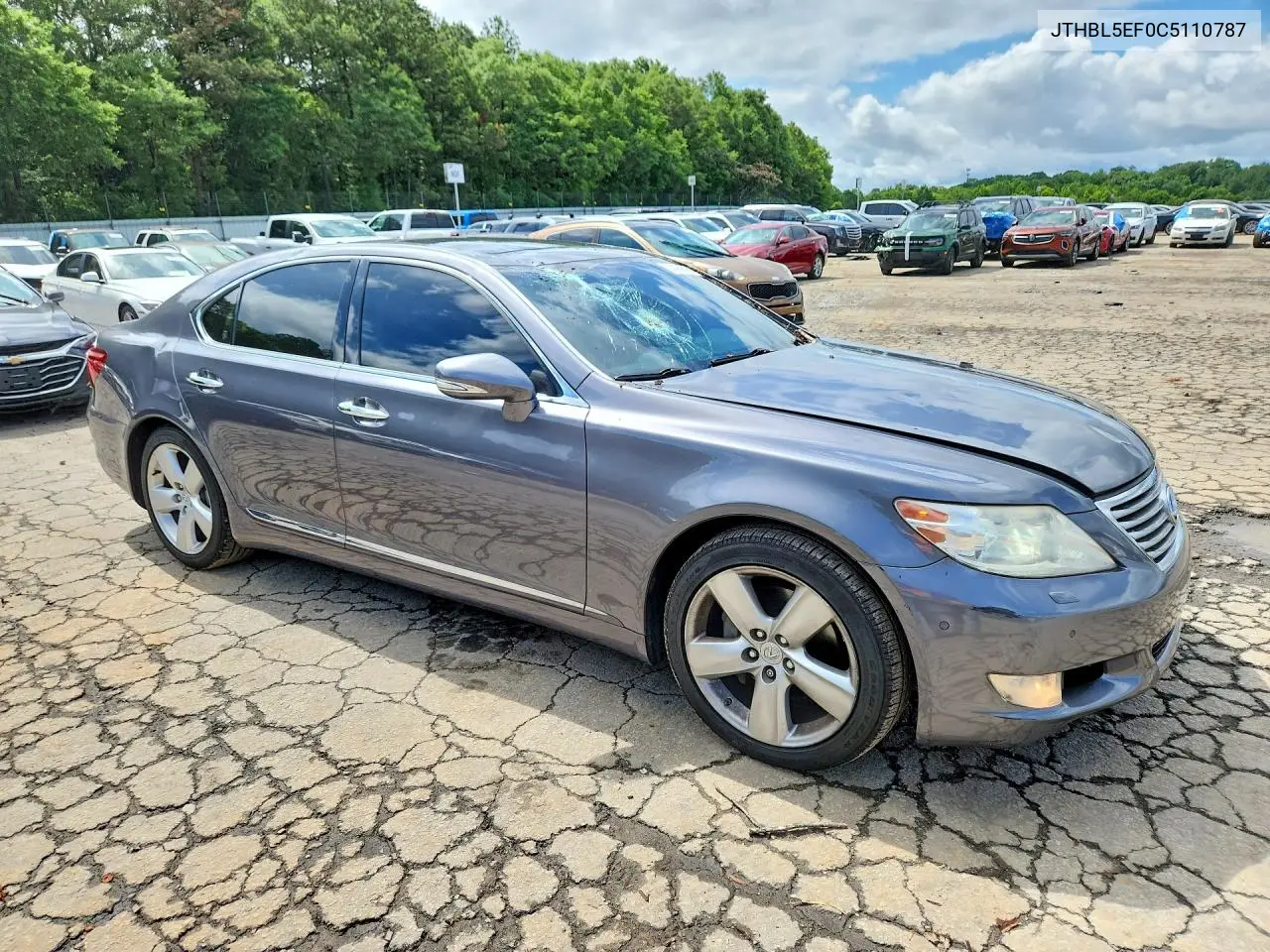 2012 Lexus Ls 460 VIN: JTHBL5EF0C5110787 Lot: 57494646