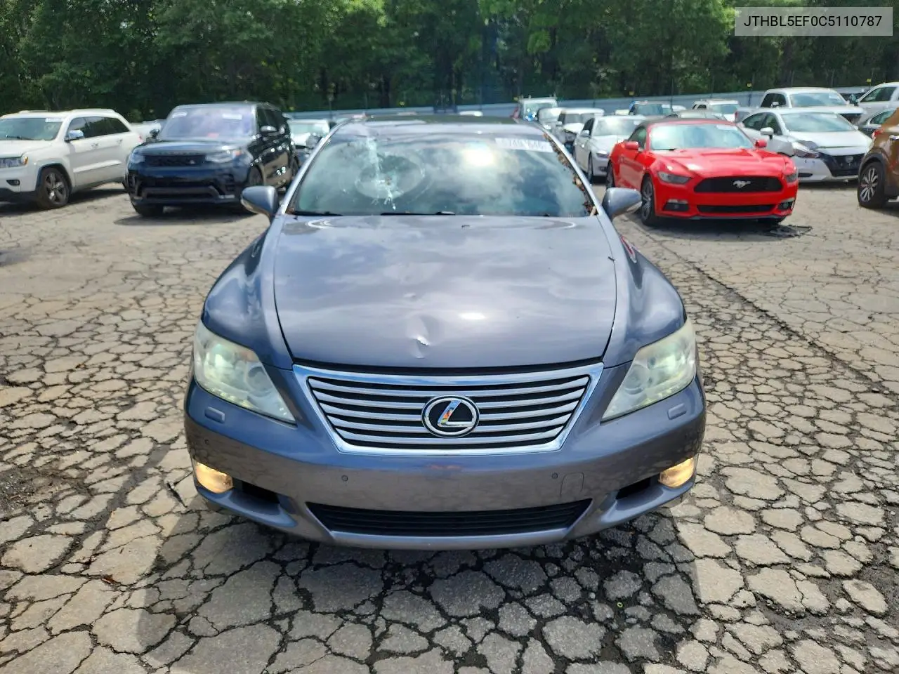 2012 Lexus Ls 460 VIN: JTHBL5EF0C5110787 Lot: 57494646