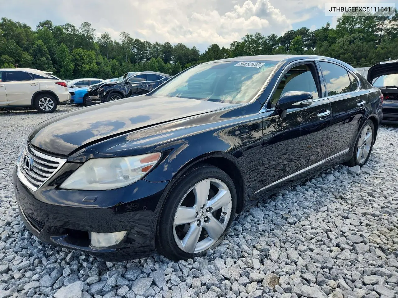 2012 Lexus Ls 460 VIN: JTHBL5EFXC5111641 Lot: 60403846