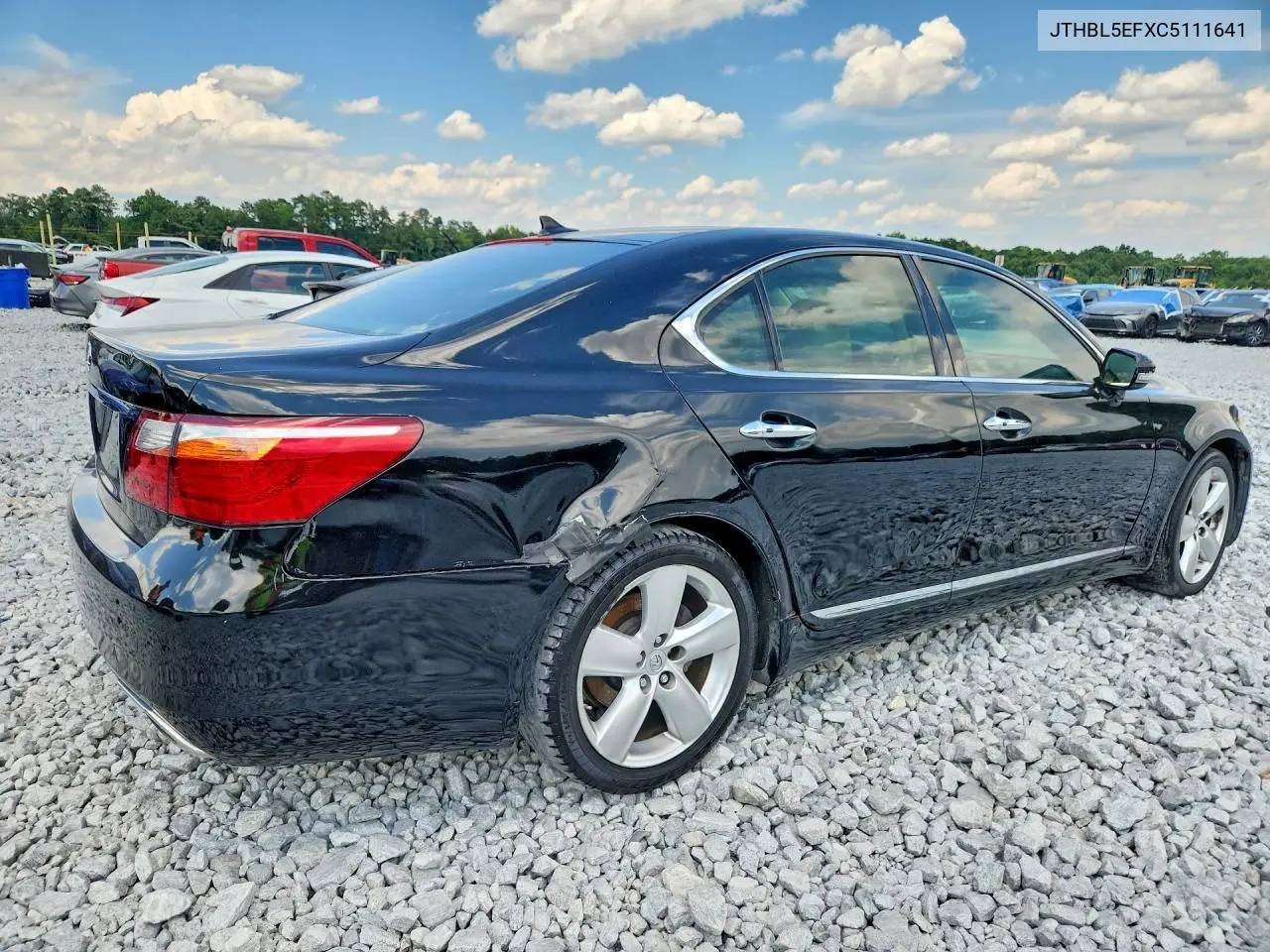 2012 Lexus Ls 460 VIN: JTHBL5EFXC5111641 Lot: 60403846