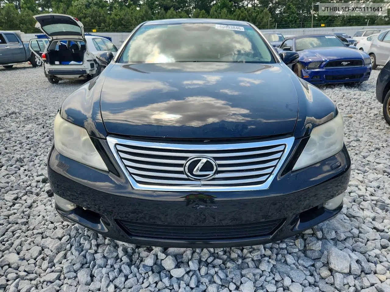 2012 Lexus Ls 460 VIN: JTHBL5EFXC5111641 Lot: 60403846