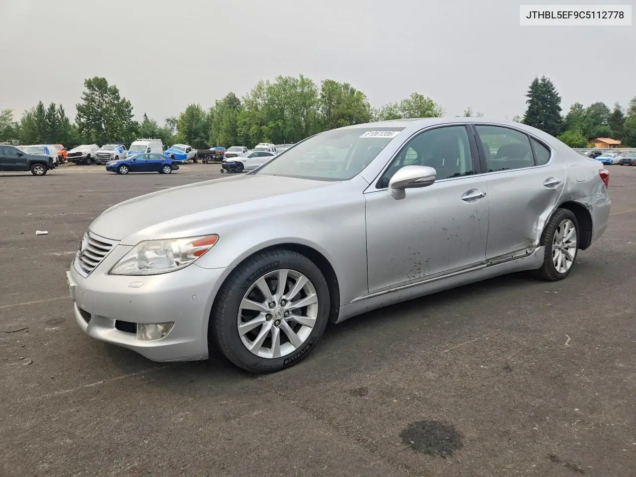 2012 Lexus Ls 460 VIN: JTHBL5EF9C5112778 Lot: 61061206