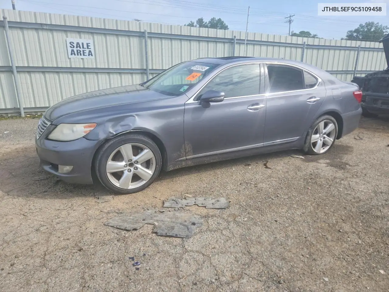 2012 Lexus Ls 460 VIN: JTHBL5EF9C5109458 Lot: 61437546