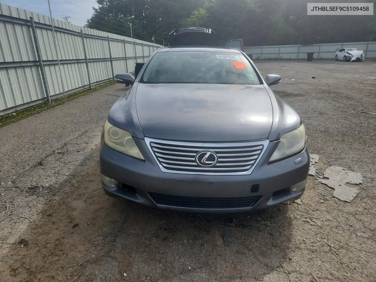 2012 Lexus Ls 460 VIN: JTHBL5EF9C5109458 Lot: 61437546