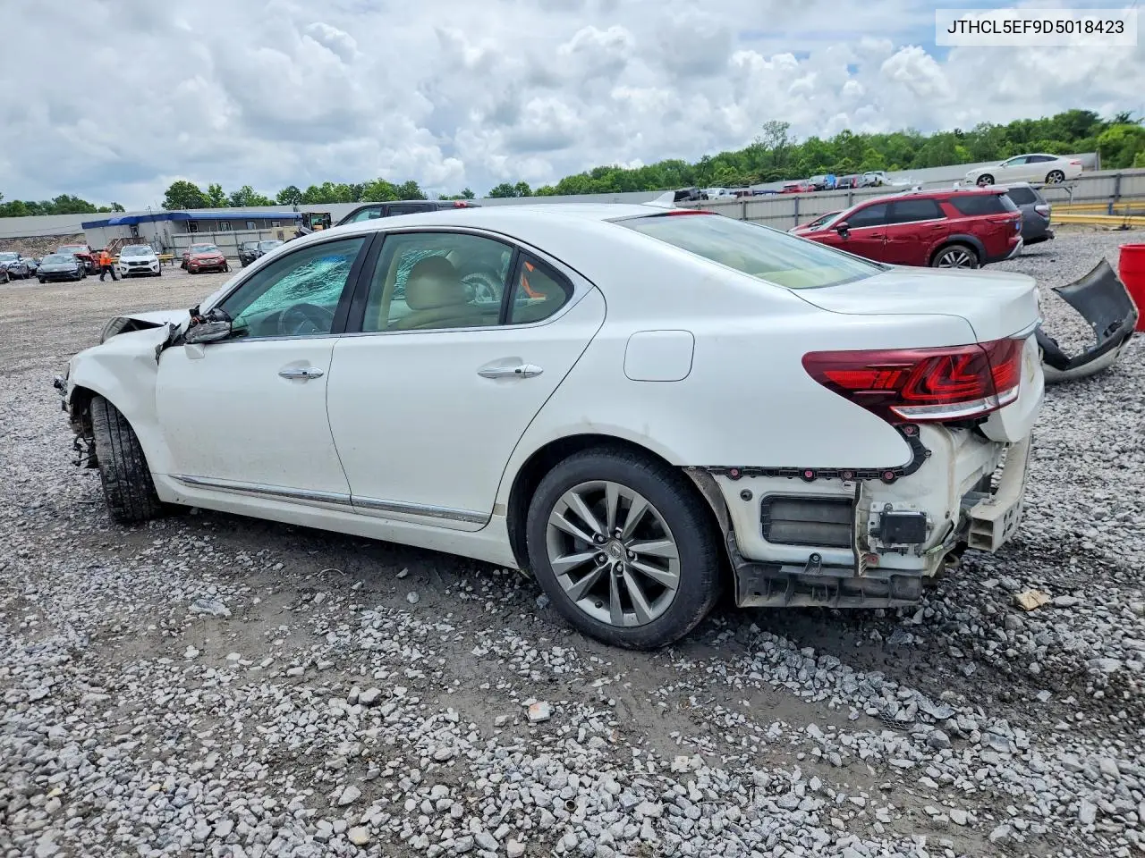 2013 Lexus Ls 460 VIN: JTHCL5EF9D5018423 Lot: 55167896