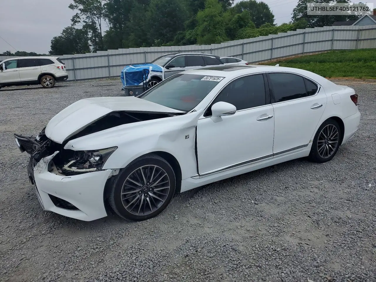 2013 Lexus Ls 460 VIN: JTHBL5EF4D5121762 Lot: 56791626