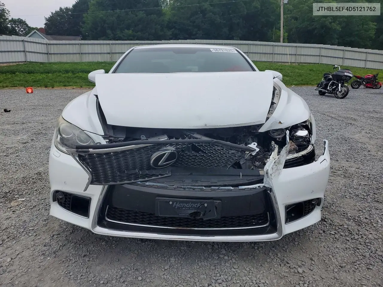 2013 Lexus Ls 460 VIN: JTHBL5EF4D5121762 Lot: 56791626