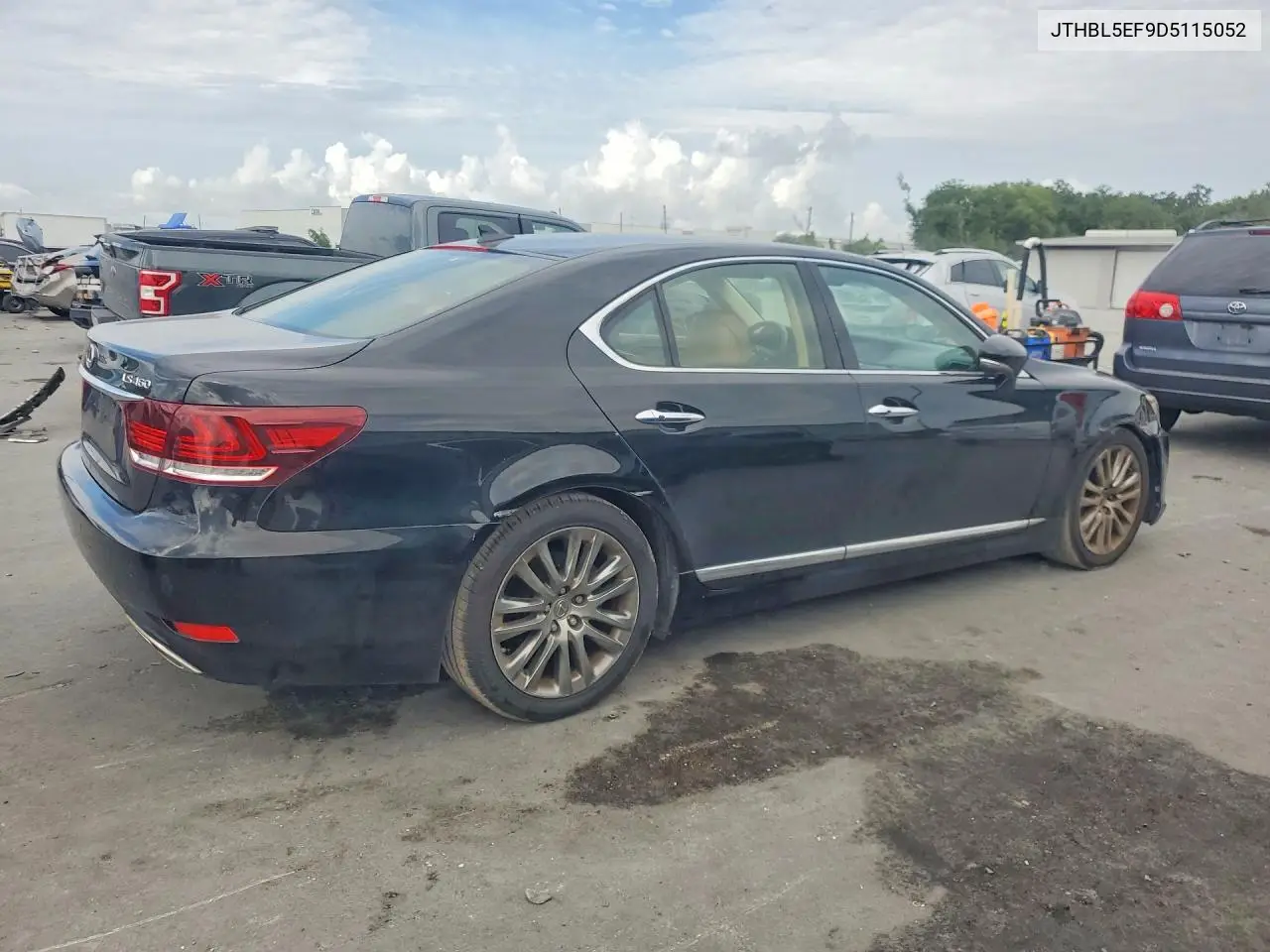 2013 Lexus Ls 460 VIN: JTHBL5EF9D5115052 Lot: 56941246