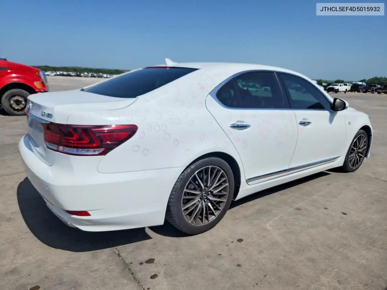 2013 Lexus Ls 460 VIN: JTHCL5EF4D5015932 Lot: 57934596