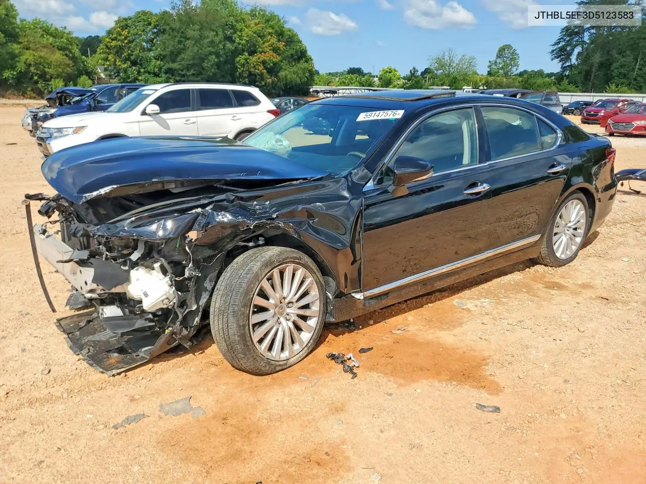 2013 Lexus Ls 460 VIN: JTHBL5EF3D5123583 Lot: 59147576