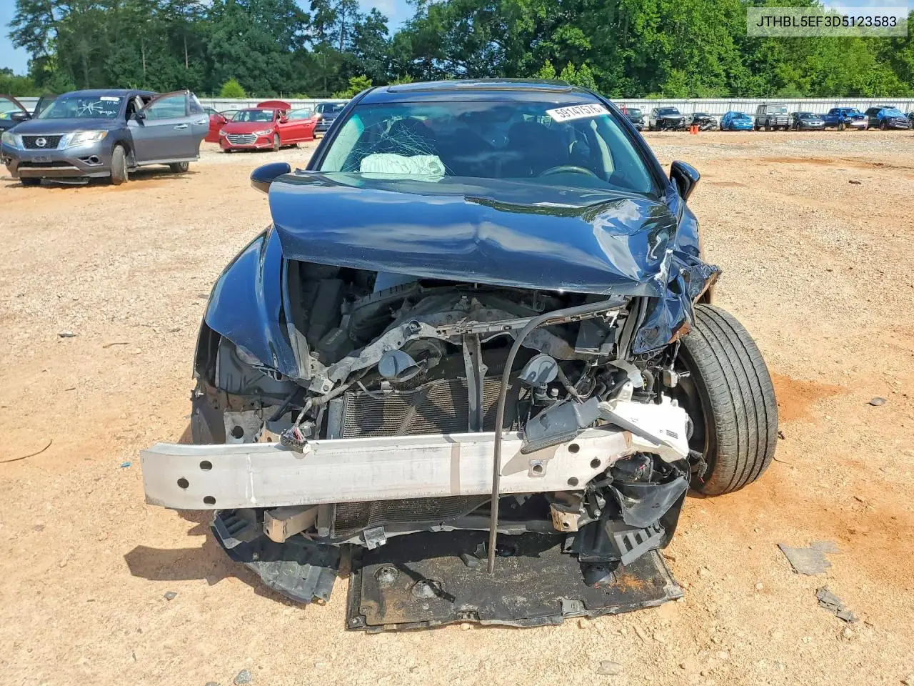 2013 Lexus Ls 460 VIN: JTHBL5EF3D5123583 Lot: 59147576