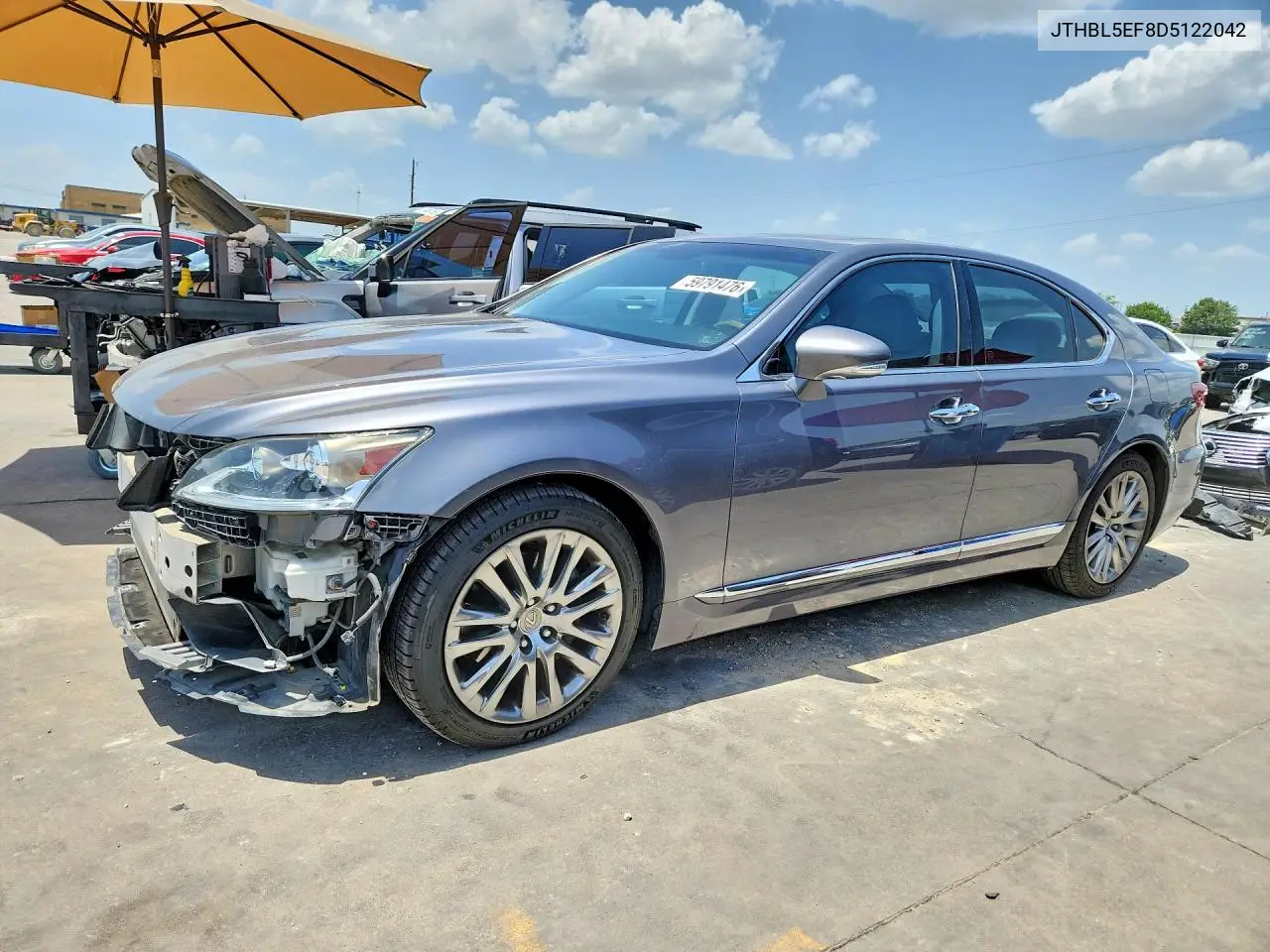 2013 Lexus Ls 460 VIN: JTHBL5EF8D5122042 Lot: 59791476