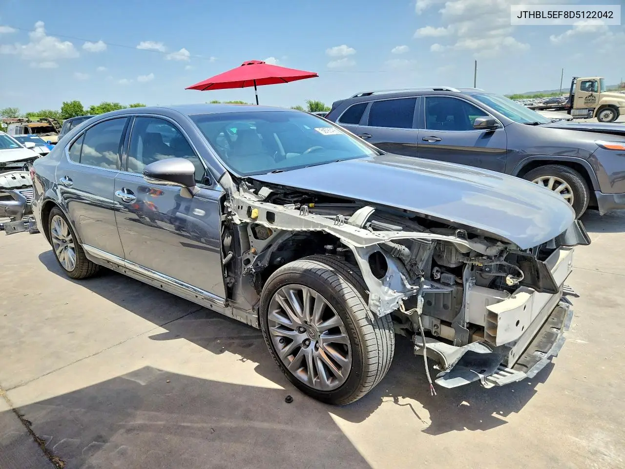 2013 Lexus Ls 460 VIN: JTHBL5EF8D5122042 Lot: 59791476