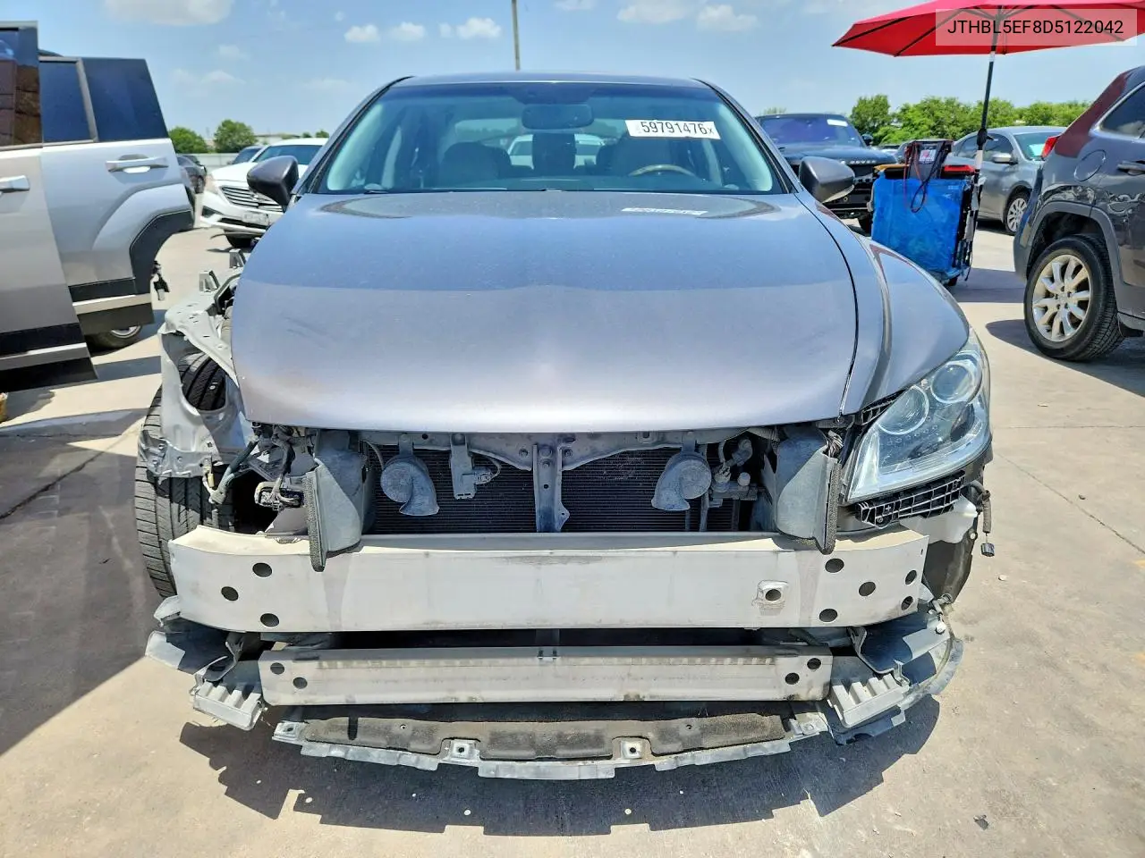 2013 Lexus Ls 460 VIN: JTHBL5EF8D5122042 Lot: 59791476