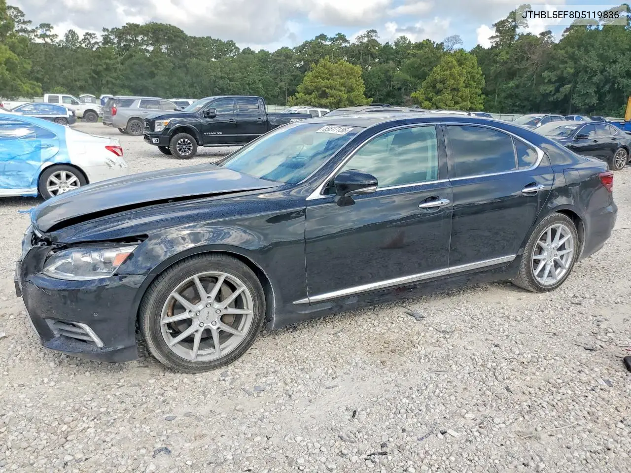 2013 Lexus Ls 460 VIN: JTHBL5EF8D5119836 Lot: 59817136