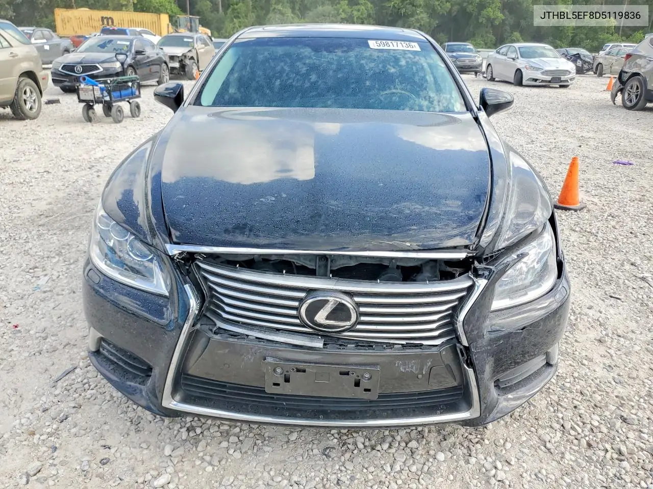 2013 Lexus Ls 460 VIN: JTHBL5EF8D5119836 Lot: 59817136
