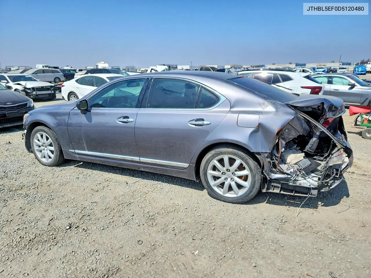 2013 Lexus Ls 460 VIN: JTHBL5EF0D5120480 Lot: 60514506