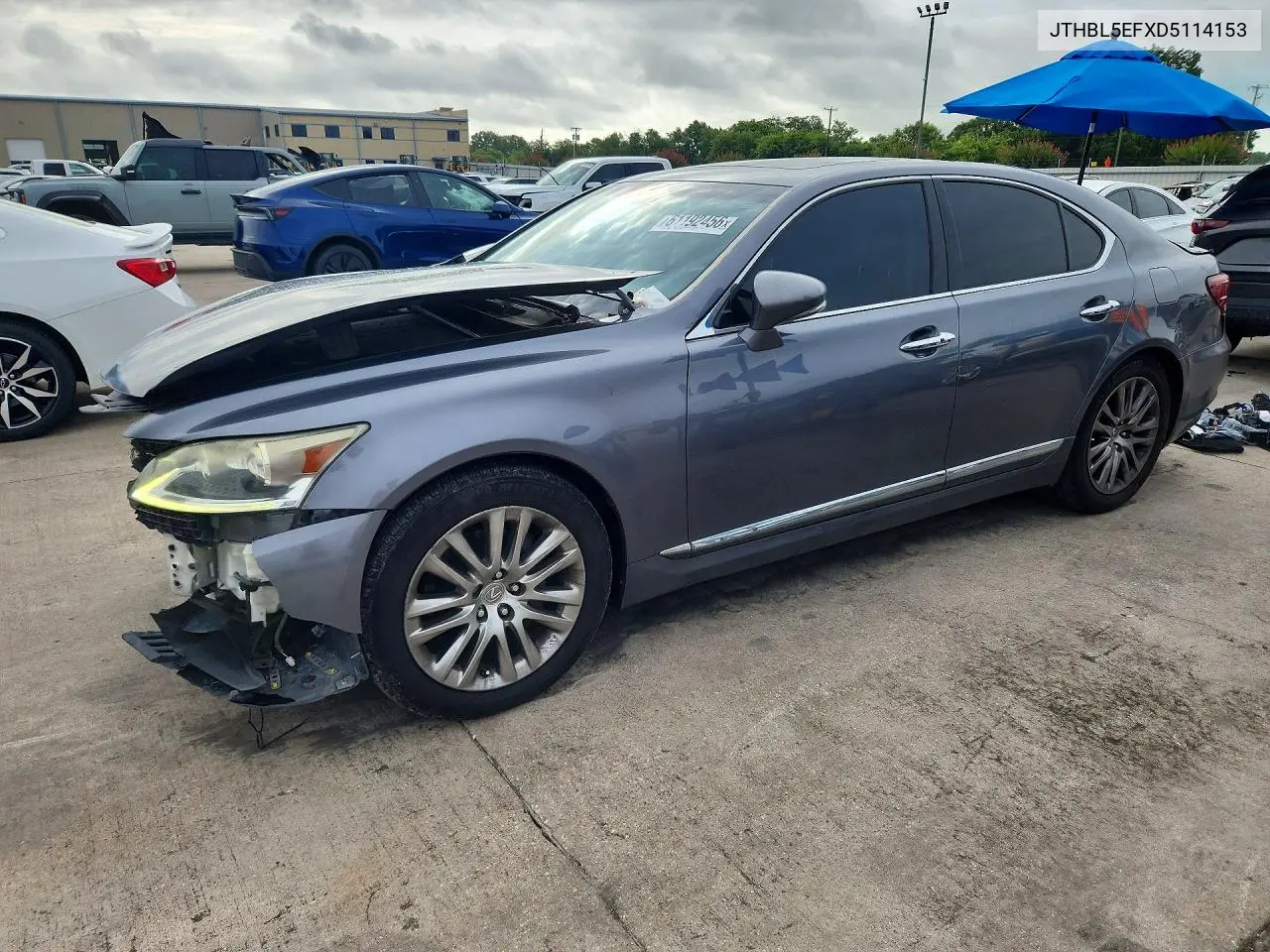 2013 Lexus Ls 460 VIN: JTHBL5EFXD5114153 Lot: 61192456