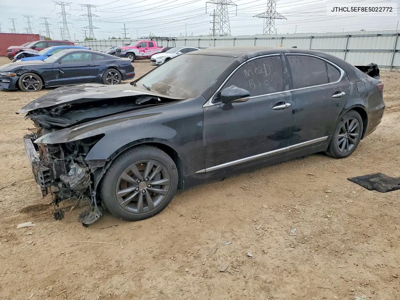 2014 Lexus Ls 460 VIN: JTHCL5EF8E5022772 Lot: 53265676